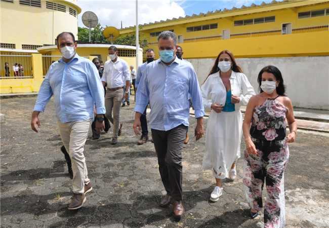 Visita prefeito e governador IME